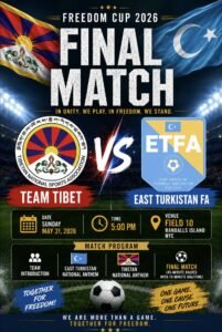 Poster for FREEDOM CUP 2026_ Final match