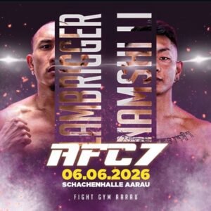 Poster for Wangden Namshi Fight this week