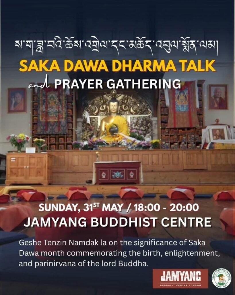 Saka Dawa Dharma Talk and Prayer Gathering London