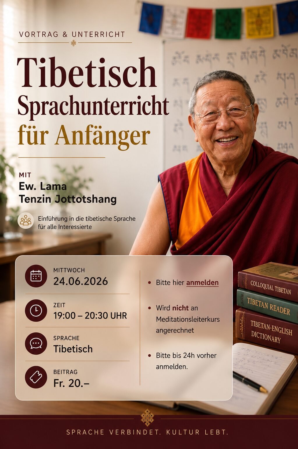 Tibetisch Sprachunterricht