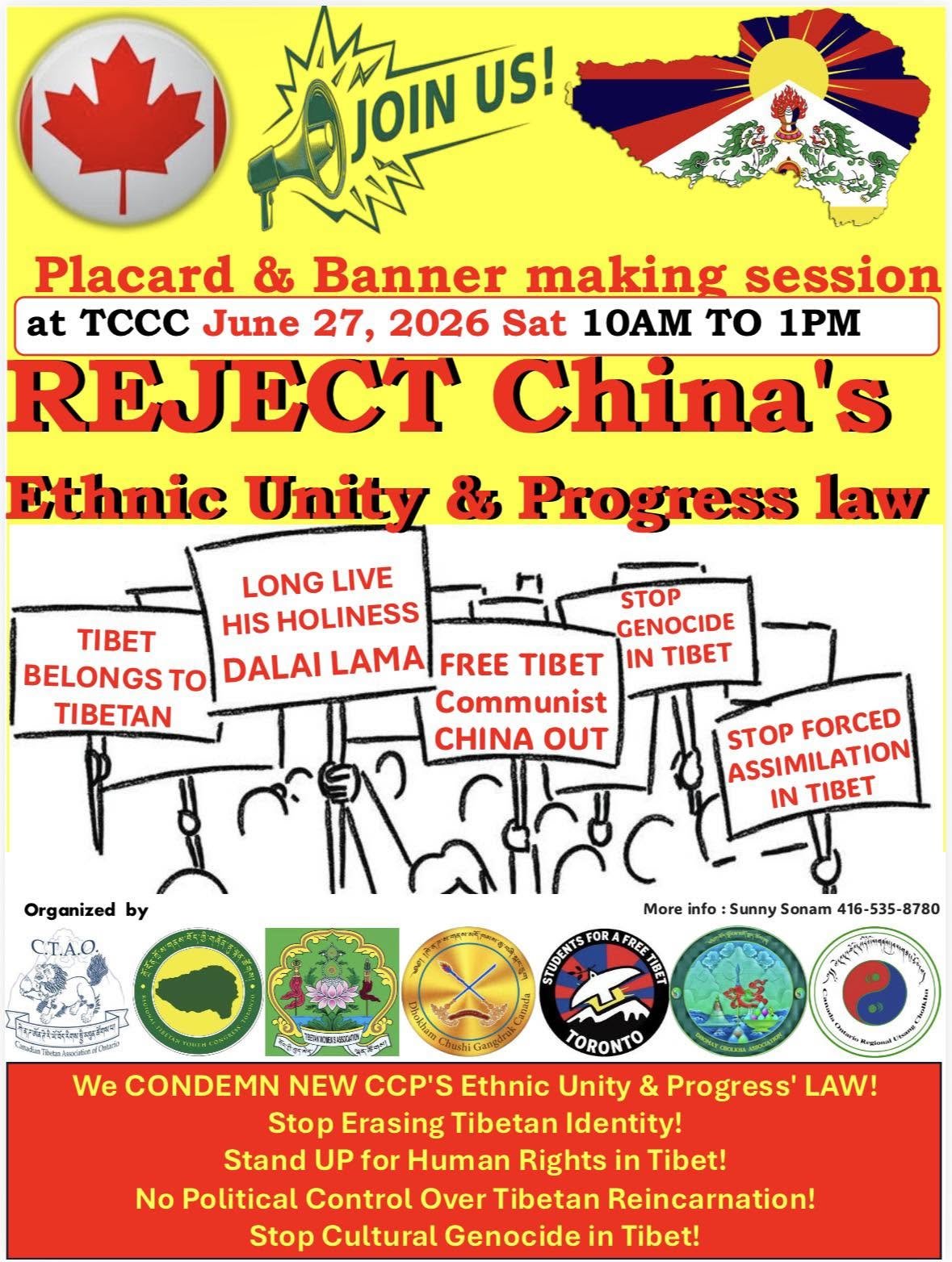 Placard & Banner making session