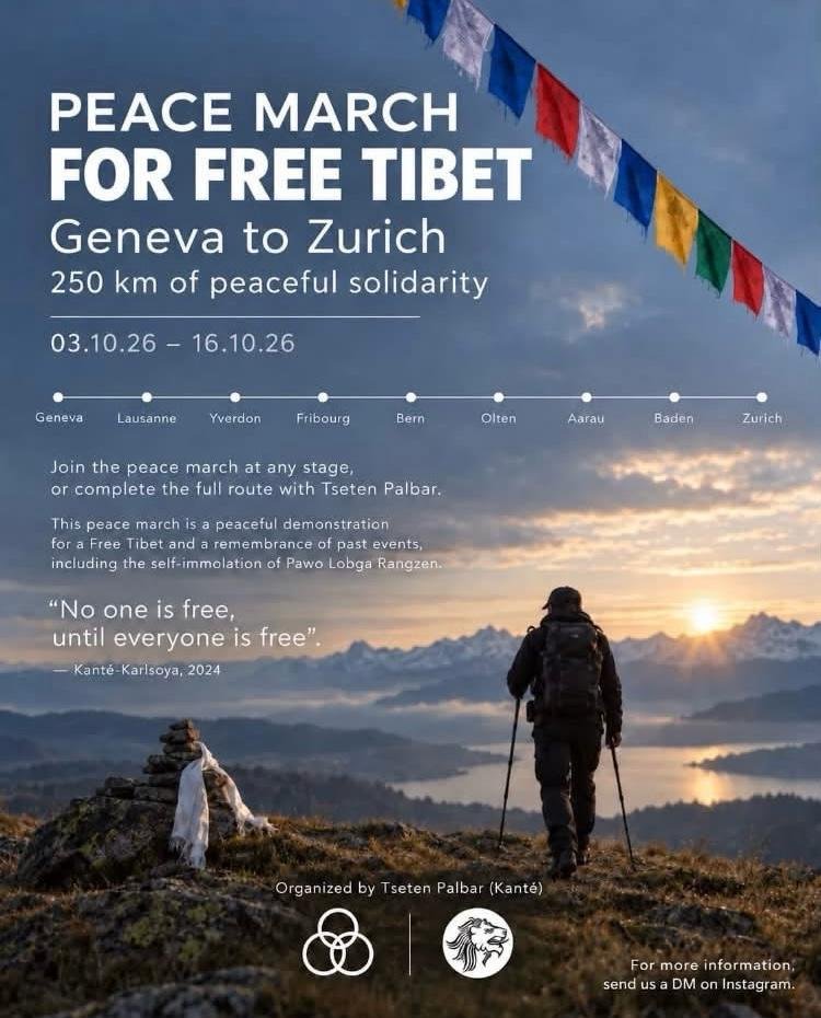 Poster for Peace March