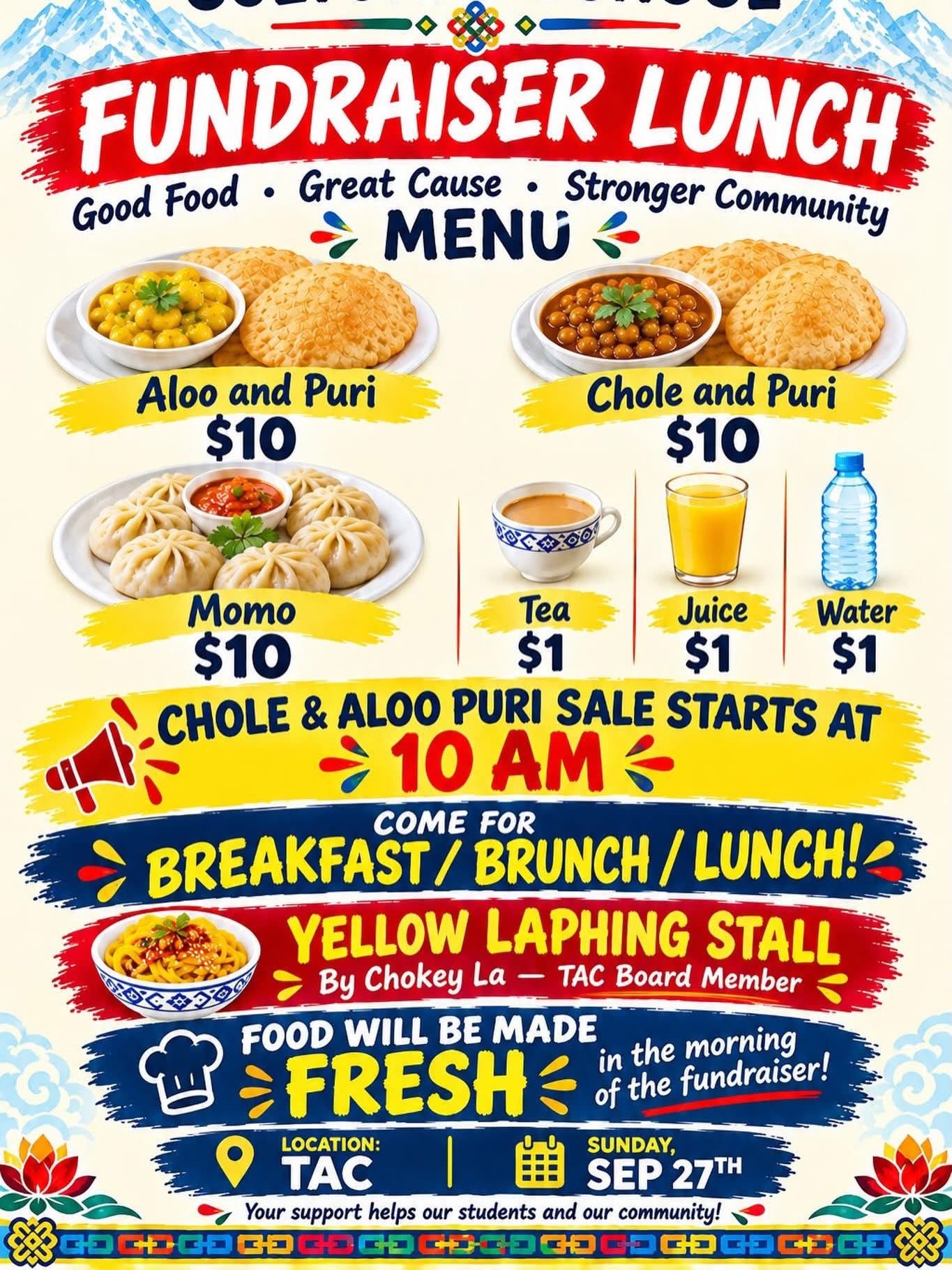 Poster: Fundraiser Lunch