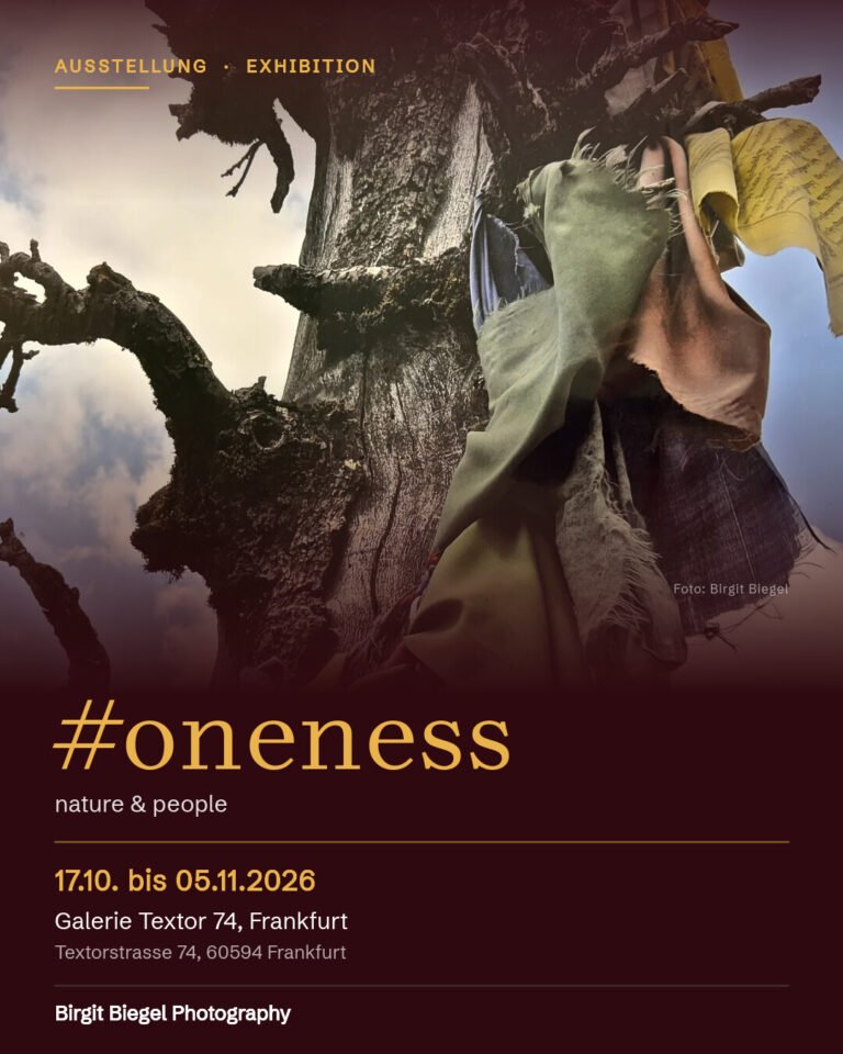 Poster for #oneness - nature & people