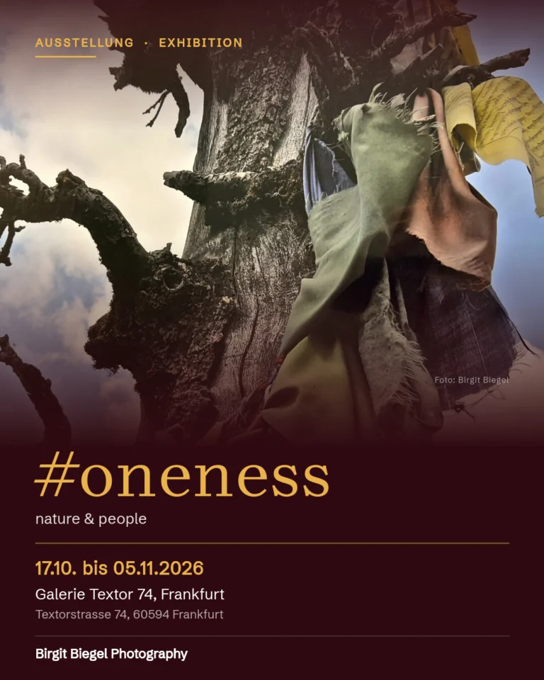 Poster for #oneness - nature & people