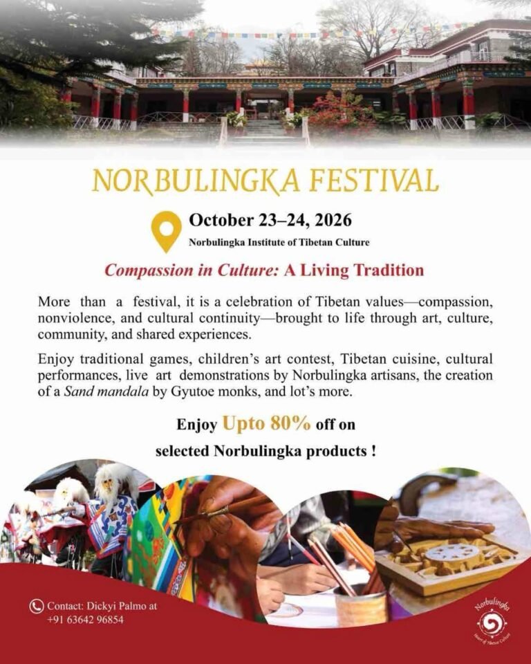 Norbulingka Festival 2026 Dharamsala