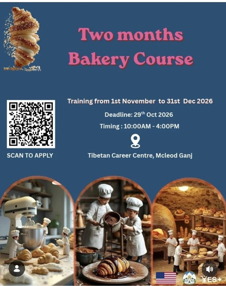 Two months Bakery Course Tibetan Career Centre 2026