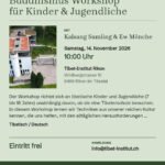 Buddhismus Workshop für Kinder & Jugendliche Poster