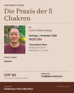 Poster: Die Praxis der 5 Chakren