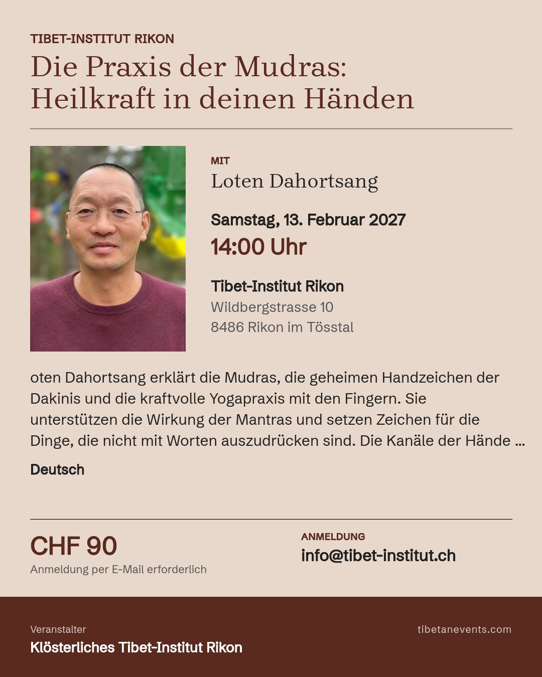 Poster: Die Praxis der Mudras – Heilkraft in deinen Händen
