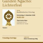 Ganden Ngachö – Lichterfest Poster