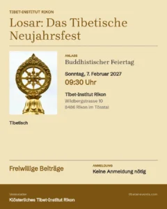 Poster: Losar – Das Tibetische Neujahrsfest