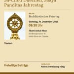 Sa-Chöd Duechen, Sakya Panditas Jahrestag Poster