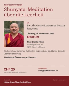 Poster: Shunyata – Meditation über die Leerheit