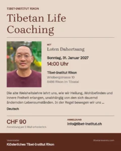 Poster: Tibetan Life Coaching