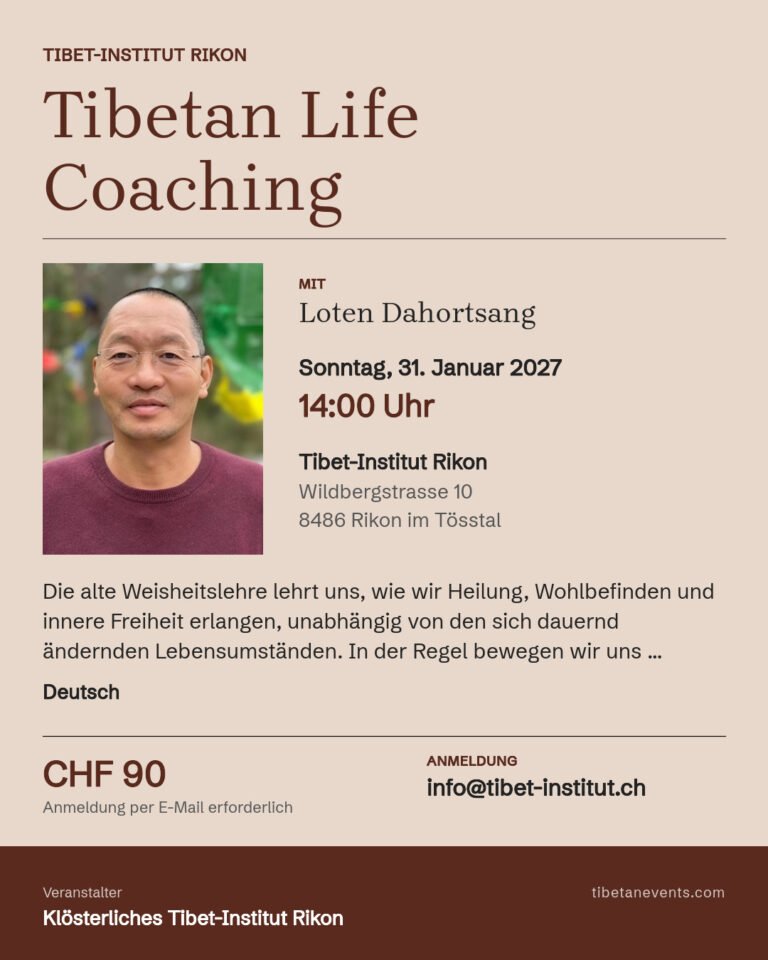 Tibetan Life Coaching Poster