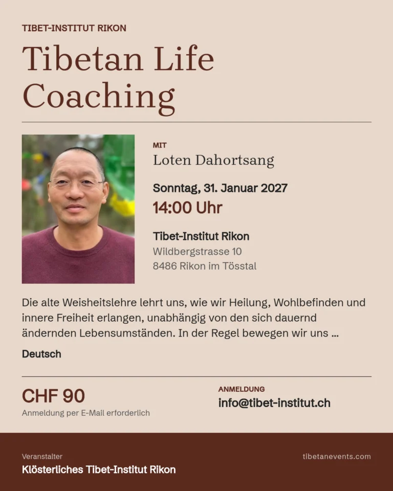Tibetan Life Coaching Poster