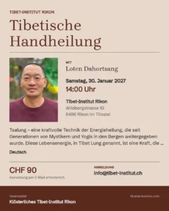 Poster: Tibetische Handheilung
