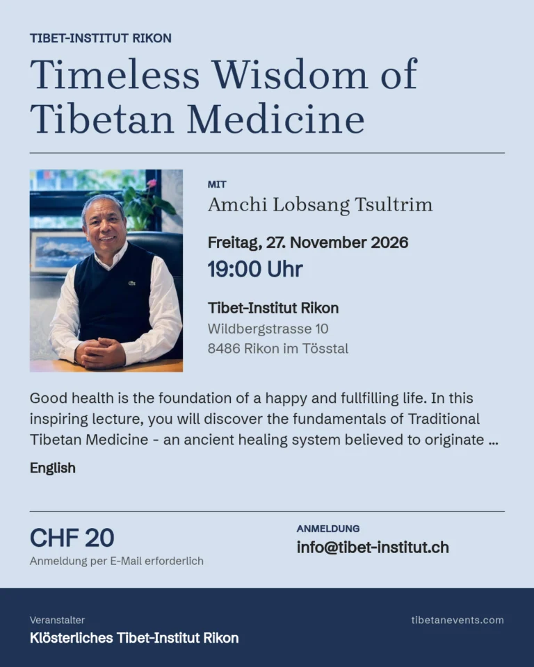 Timeless Wisdom of Tibetan Medicine Poster