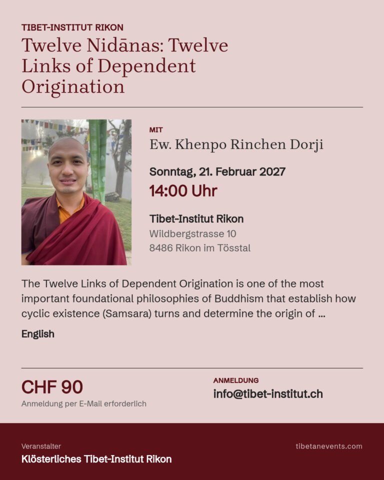 Twelve Nidānas – Twelve Links of Dependent Origination (Pratītyasamutpāda) Part 1 Poster