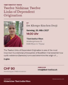 Poster: Twelve Nidānas – Twelve Links of Dependent Origination (Pratītyasamutpāda) Part 2