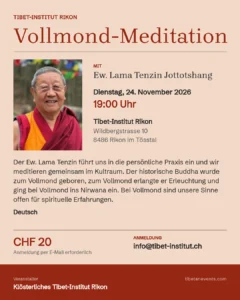 Poster: Vollmond-Meditation