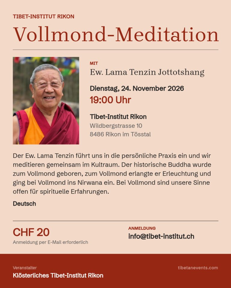 Vollmond-Meditation Poster