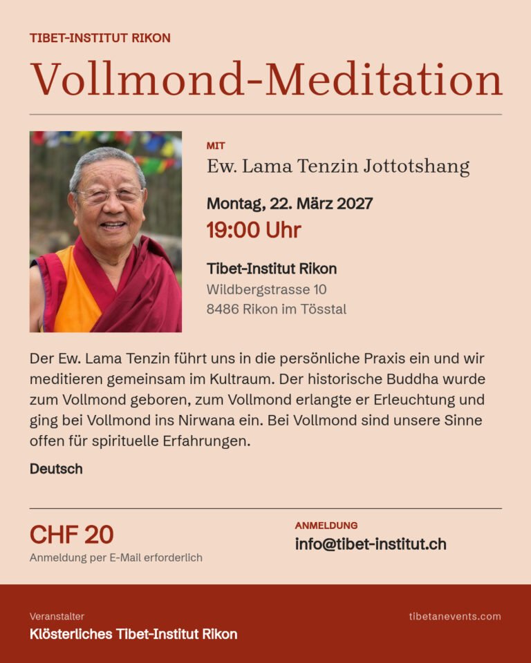Vollmond-Meditation Poster