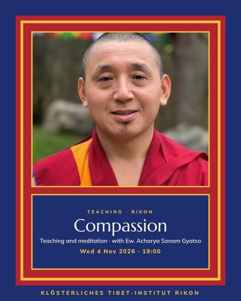 Poster for Compassion – Teaching and meditation