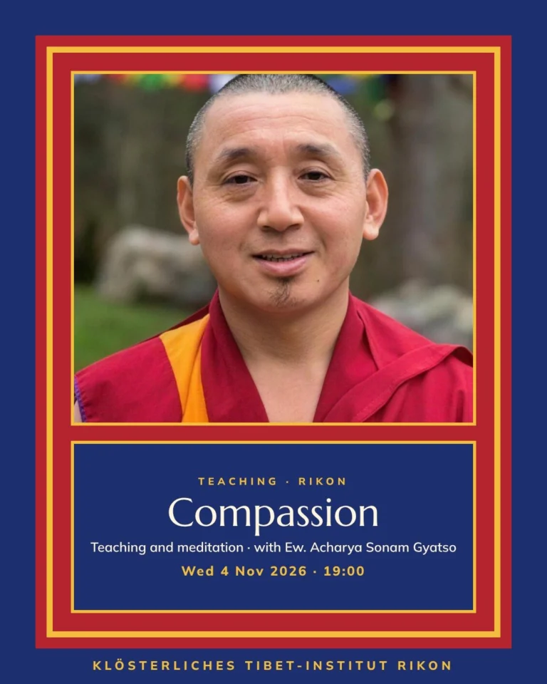 Poster for Compassion – Teaching and meditation