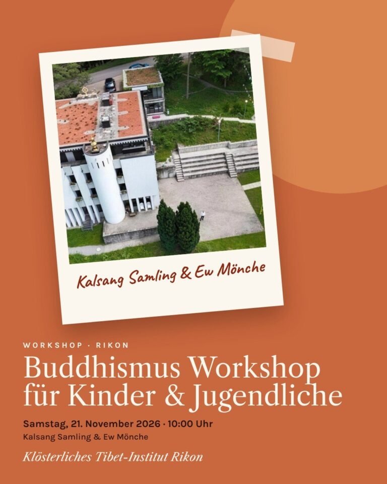 Poster for Buddhismus Workshop für Kinder & Jugendliche