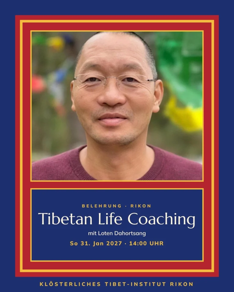 Poster for Tibetan Life Coaching