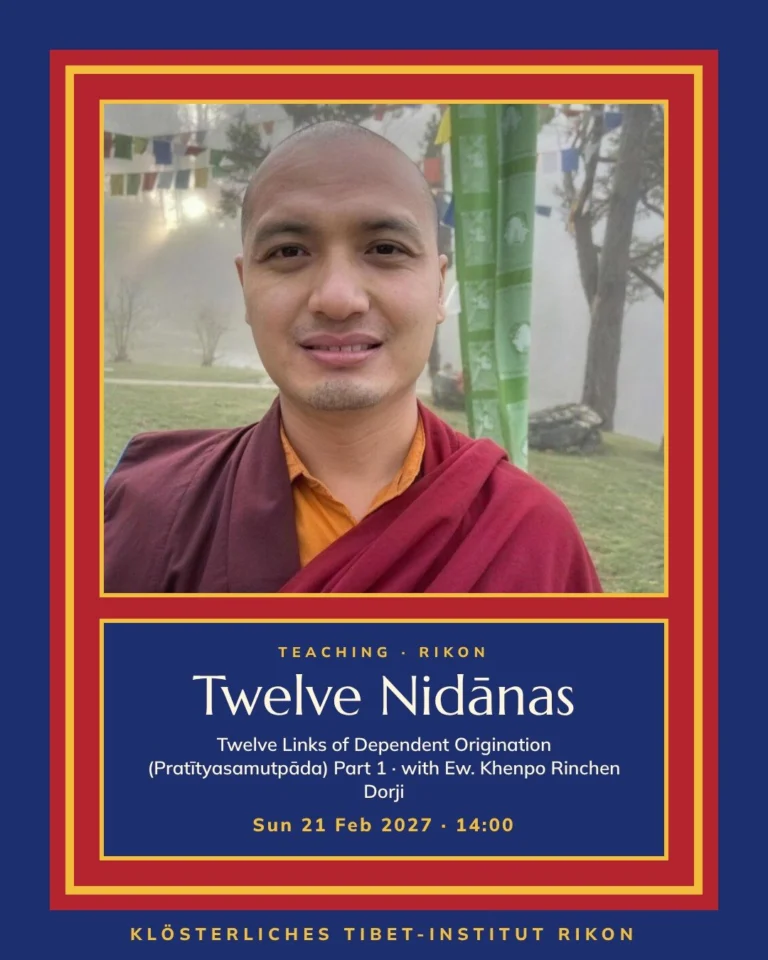 Poster for Twelve Nidānas – Twelve Links of Dependent Origination (Pratītyasamutpāda) Part 1