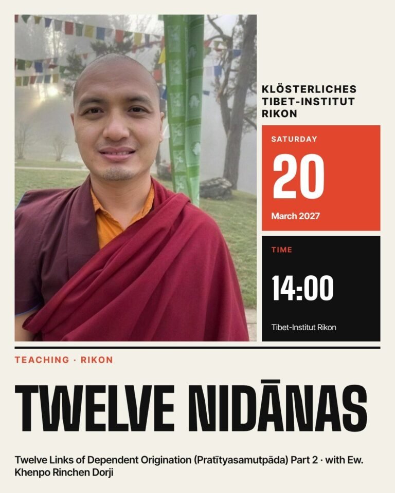 Poster for Twelve Nidānas – Twelve Links of Dependent Origination (Pratītyasamutpāda) Part 2