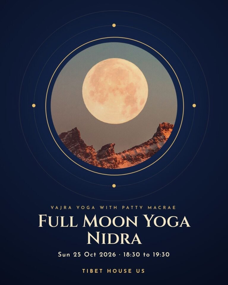 Poster for Full Moon Yoga Nidra