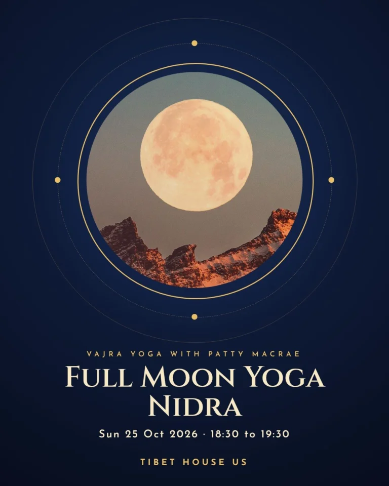 Poster for Full Moon Yoga Nidra