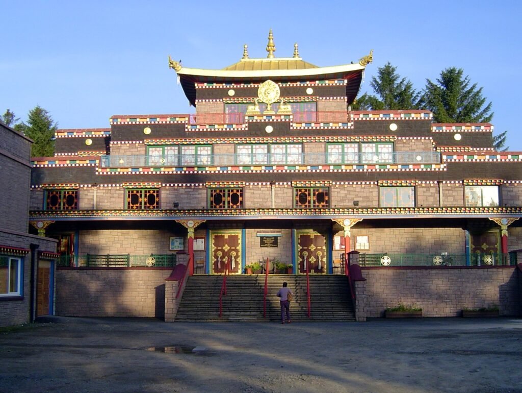 The temple of Samye Ling Monastery, Eskdalemuir, Scotland