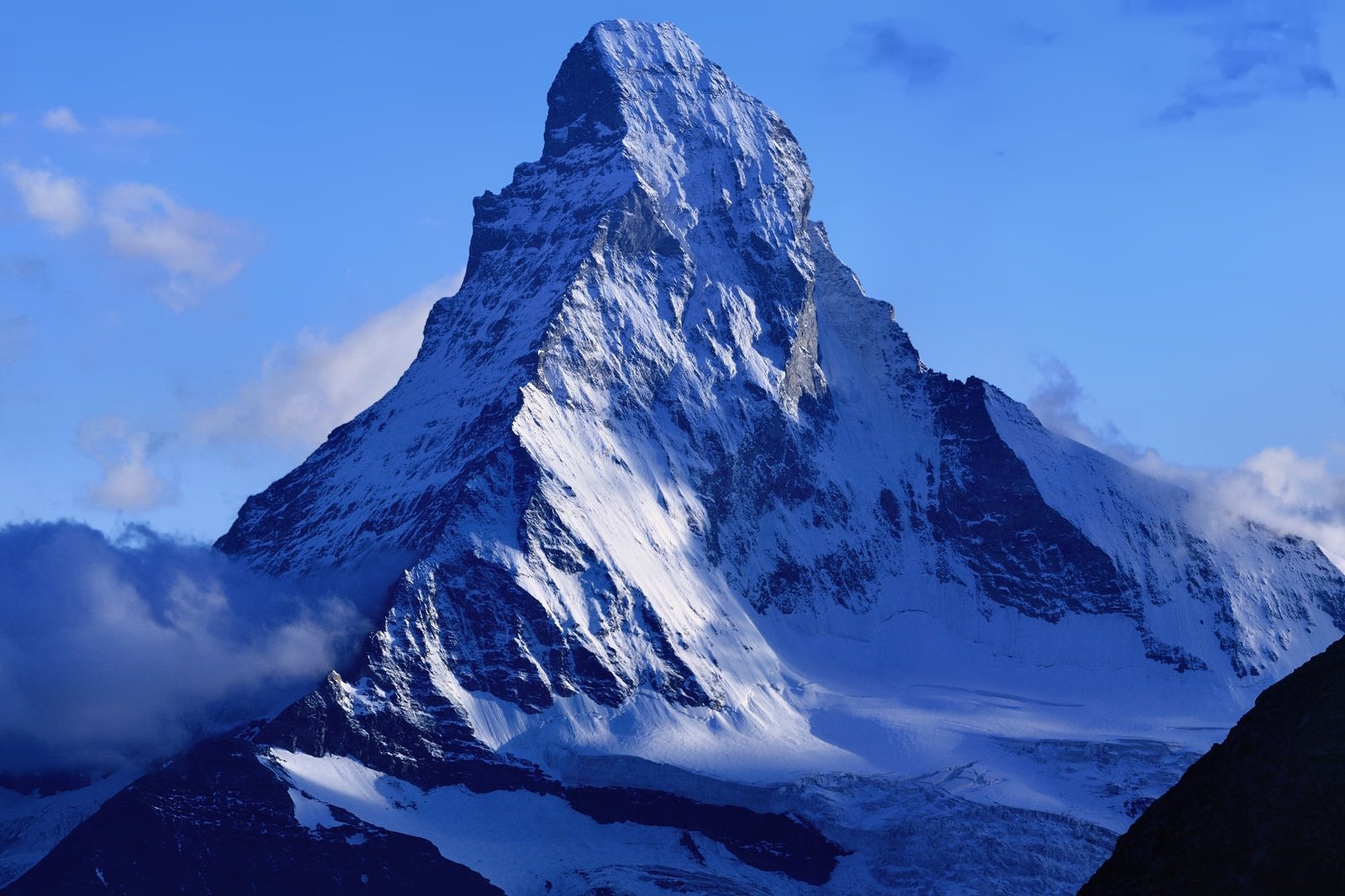 The Matterhorn seen from the Domhütte, Switzerland