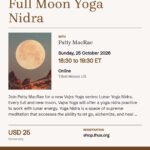 Poster for Full Moon Yoga Nidra