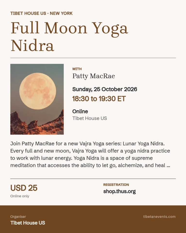 Poster: Full Moon Yoga Nidra