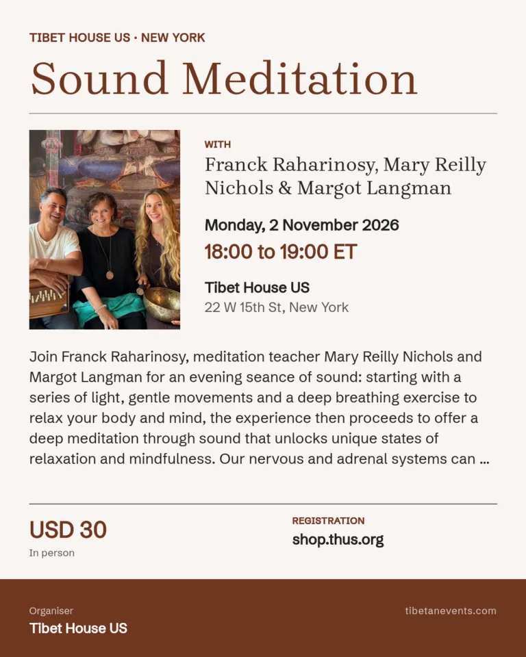 Poster for Sound Meditation