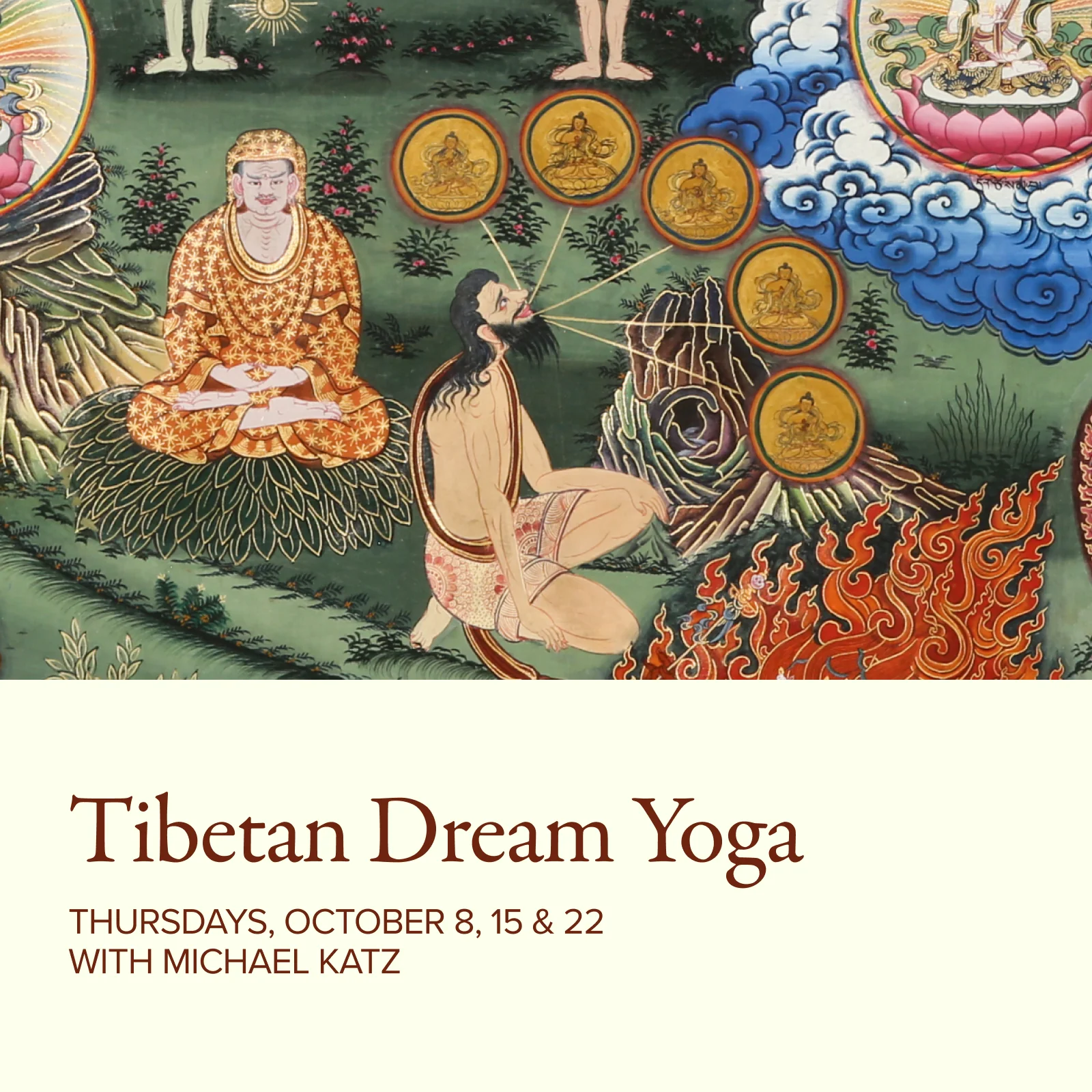 Poster: Tibetan Dream Yoga: Three Part Series