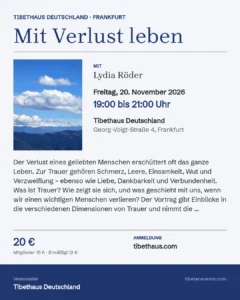 Poster: Mit Verlust leben