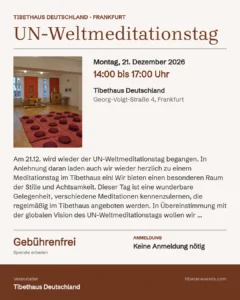 Poster: UN-Weltmeditationstag